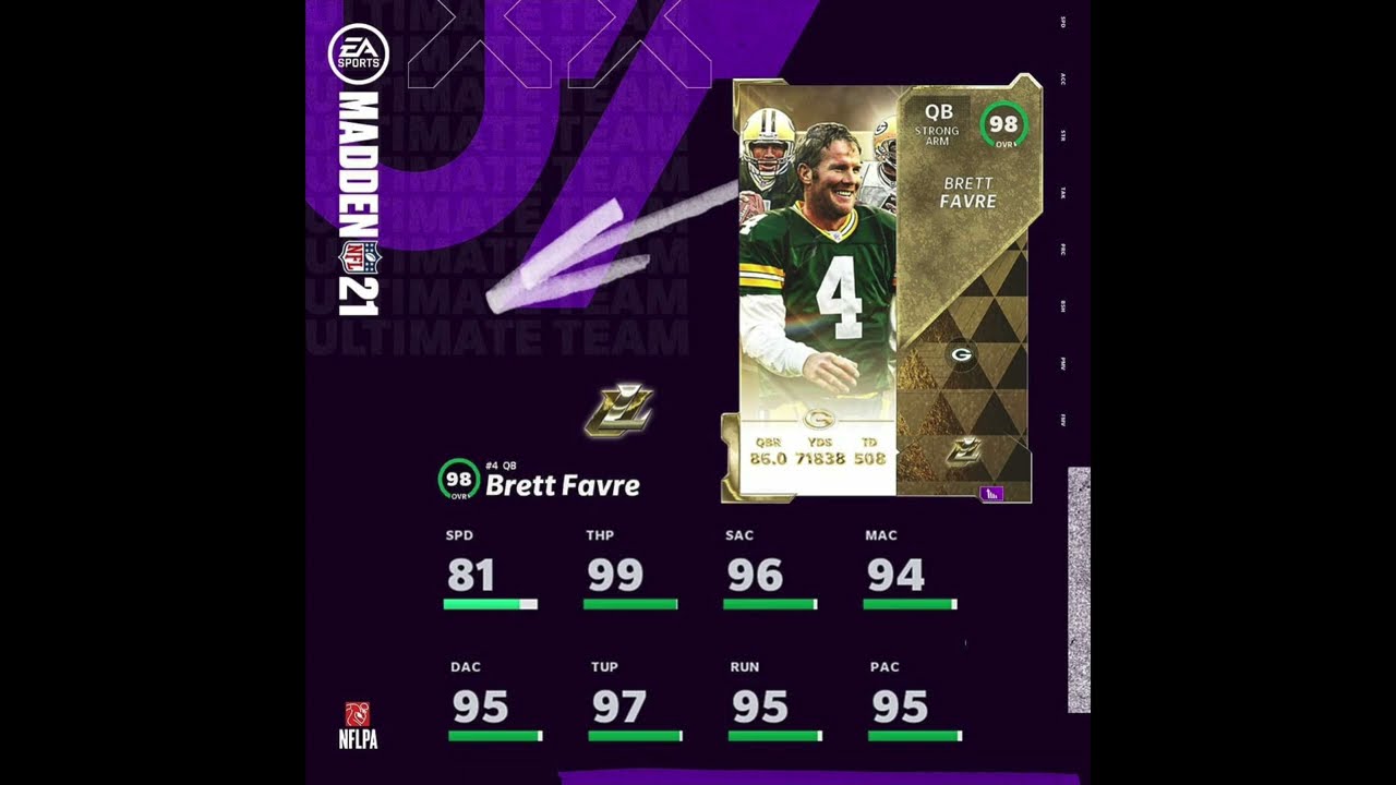 ULTIMATE LEGENDS DROPPING TOMORROW ~ BRETT FAVRE CARL BANKS JAHRI EVANS MADDEN 21 TEAM DIAMONDS
