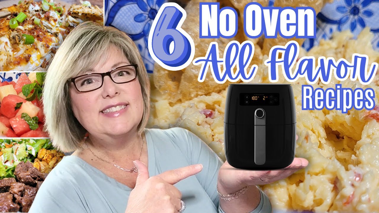 Best 🤩 5 INGREDIENT RECIPES Using The AIR FRYER or That Require NO COOKING At All!