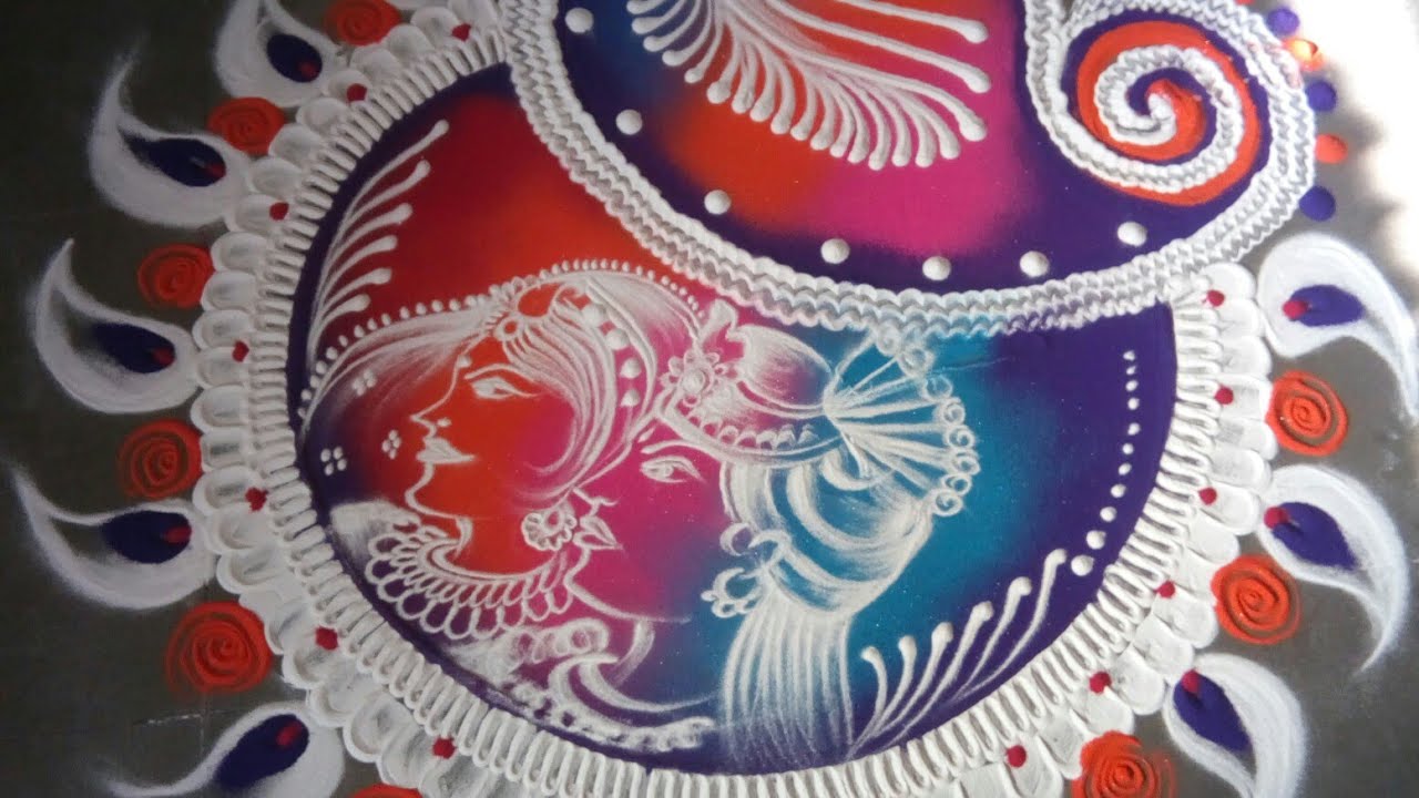 Rangoli Design for wedding