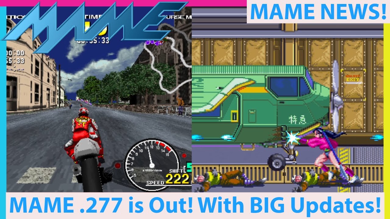 MAME .277 is Out! Big Arcade Updates and More Sega Model 2!