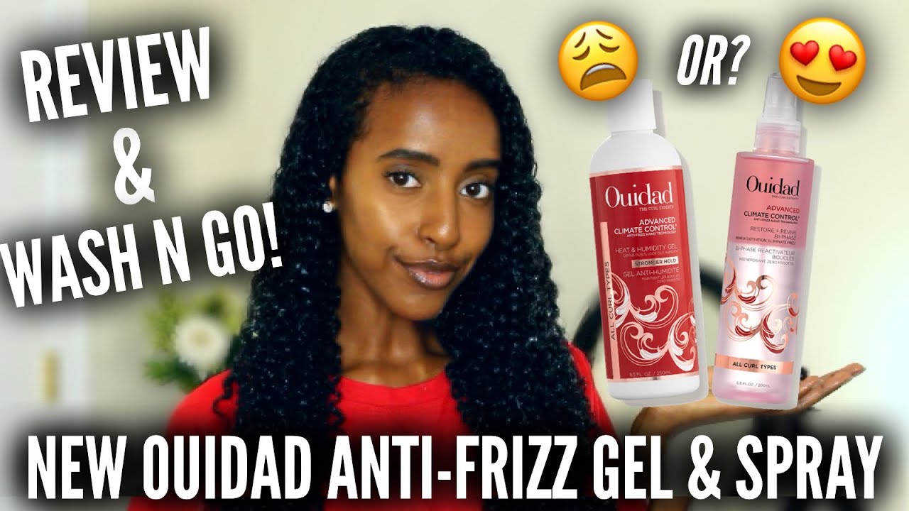 DOES IT WORK?... NEW Ouidad Heat & Humidity Stronger Hold Gel & Spray | Natural Curly Hair