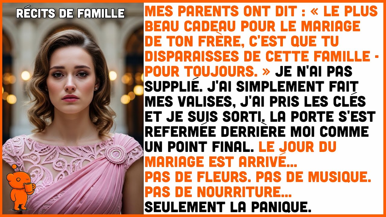 Mes parents se sont moqués de moi et m'ont exclue du mariage de mon frère.
