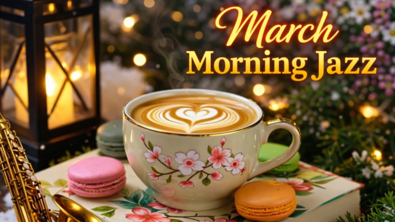 March Morning Jazz ☕ Happy Coffee Jazz & Smooth Bossa Nova Piano for a Good Mood