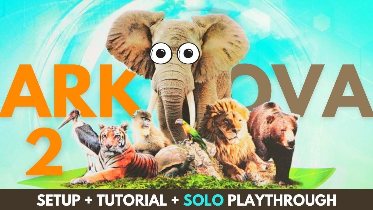 Ark Nova Board Game | Full Solo Playthrough | Part 2 | How to Play Solitare Tabletop Game