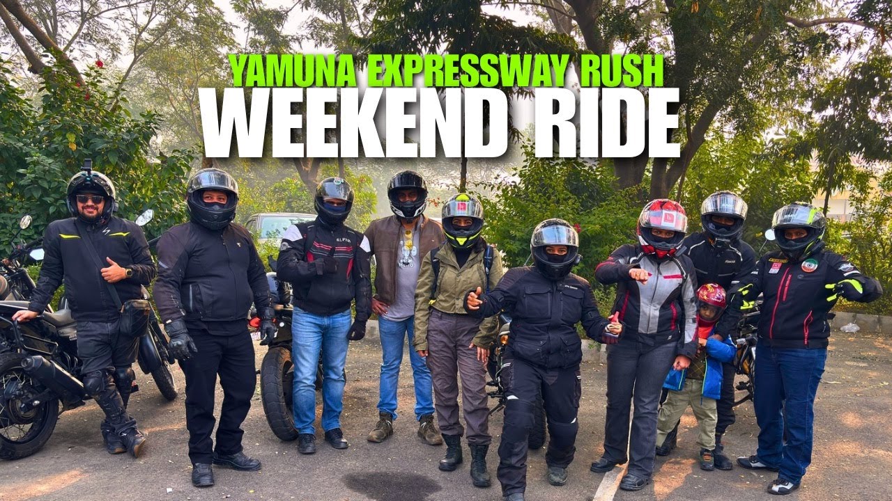 Yamuna Expressway Rush: Epic Weekend Ride with Friends & Bikes