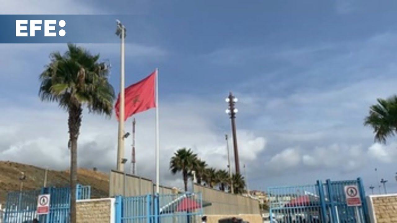 El lado marroquí de la frontera del Tarajal con Ceuta permanece en calma