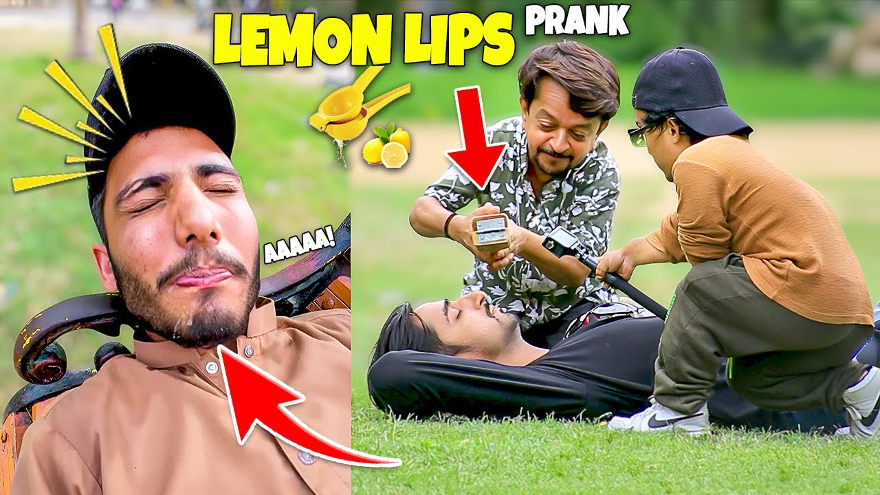 Lemon Lips Prank - Funny Reactions - | @NewTalentOfficial