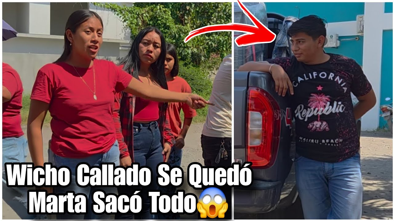 Marta en Pleno Video le Sacó Todo sus Trapitos al Sol a Wicho/esto ni yassi lo sabia