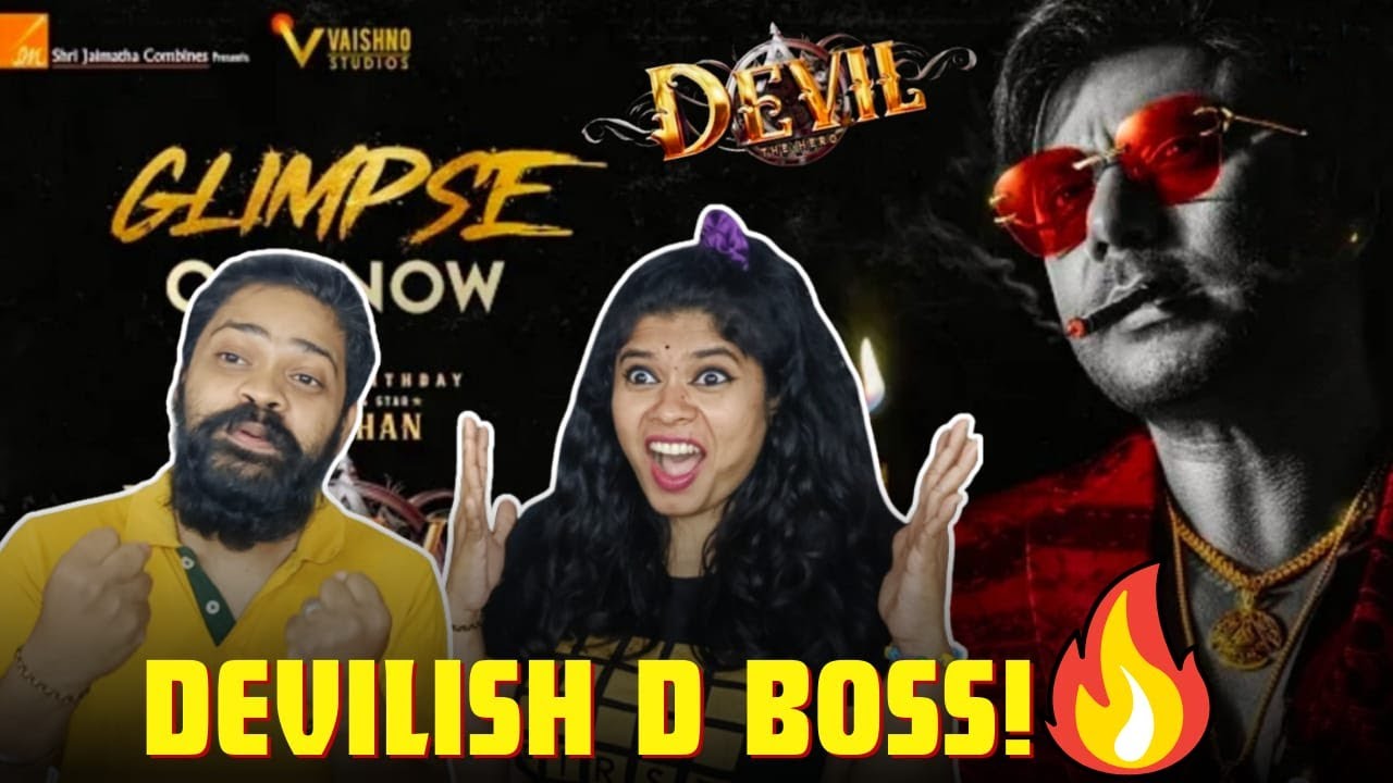 Devil - Official Glimpse REACTION | Challenging Star Darshan | Prakash Veer | B Ajaneesh Loknath