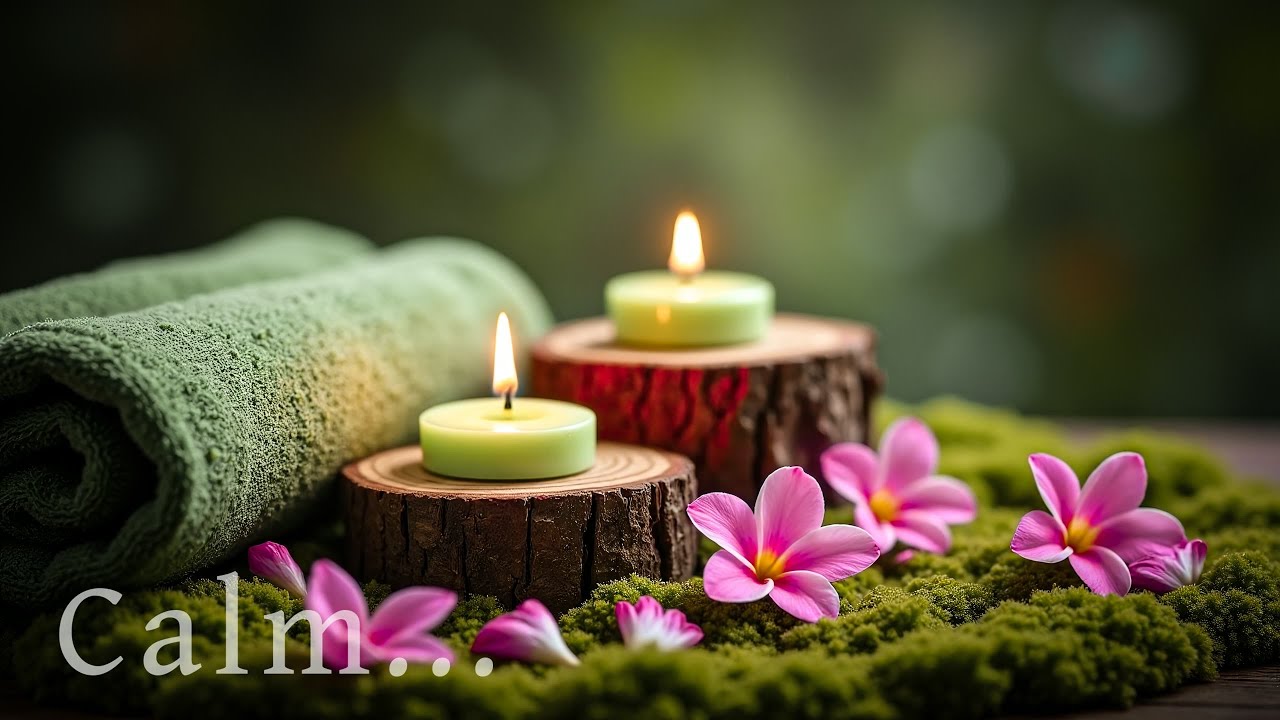 🌿 Relaxing Bamboo Waterfall Sounds | Calming Nature Ambience for Sleep, Meditation & Stress Relief
