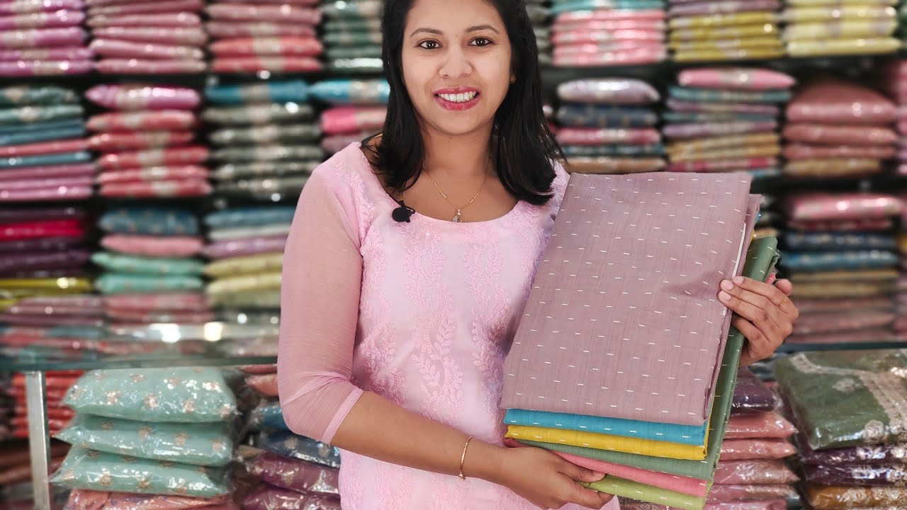 LINEN JAQURD SALWAR MATERIALS COLLECTION 
