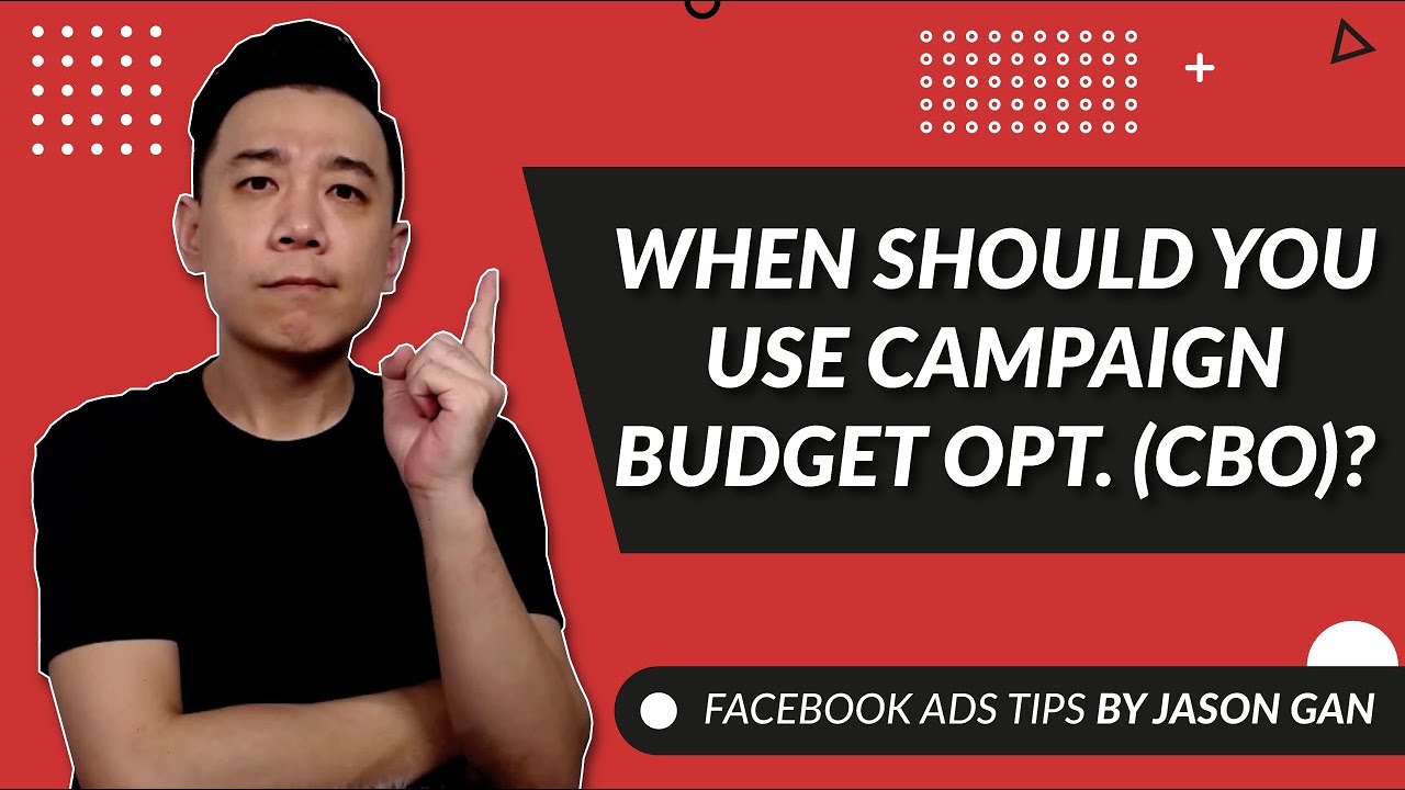 When should you use Campaign Budget Optimization (CBO)? (FB Ads Budget Optimization Tutorial)