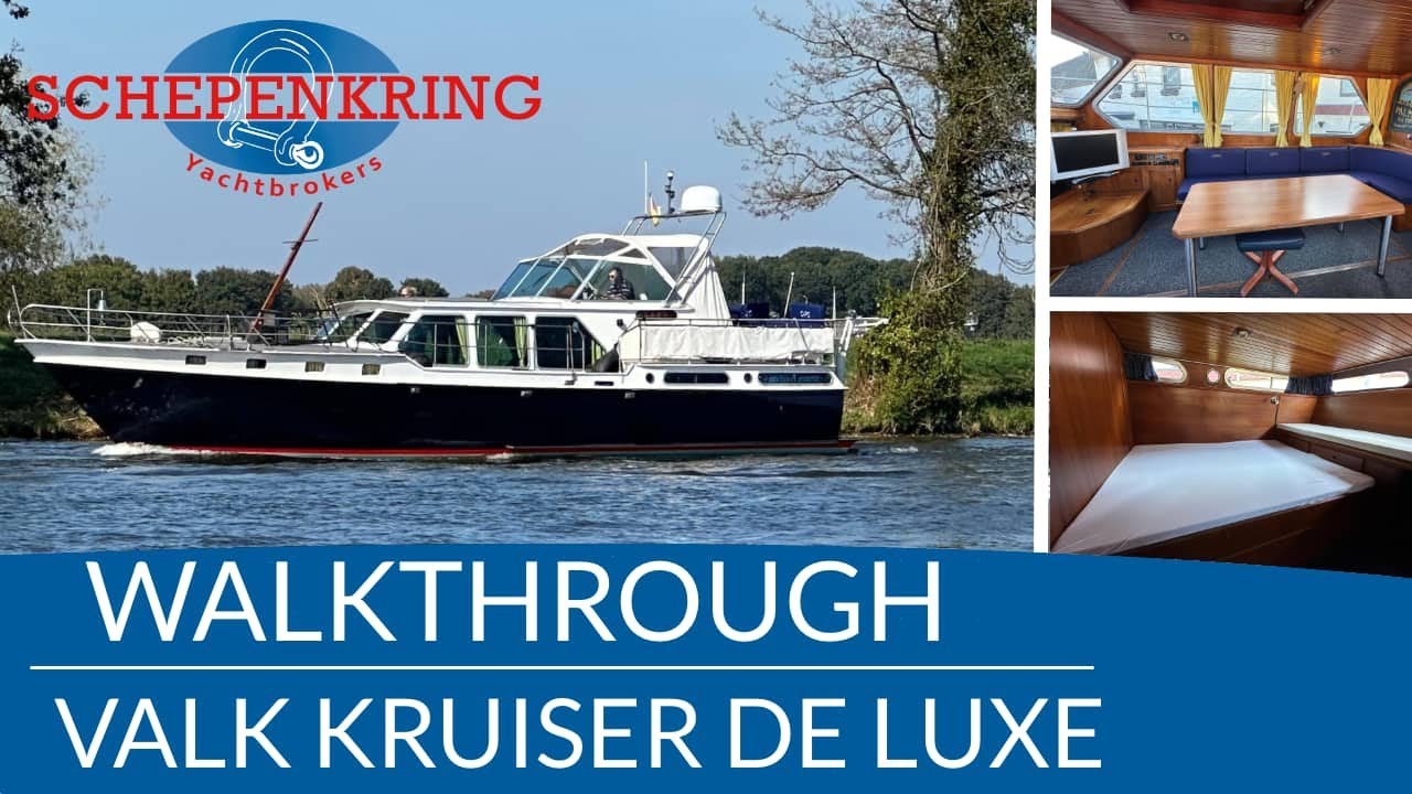 Valkkruiser de Luxe for sale Walkthrough | Schepenkring jachtmakelaars | Krekelberg Nautic