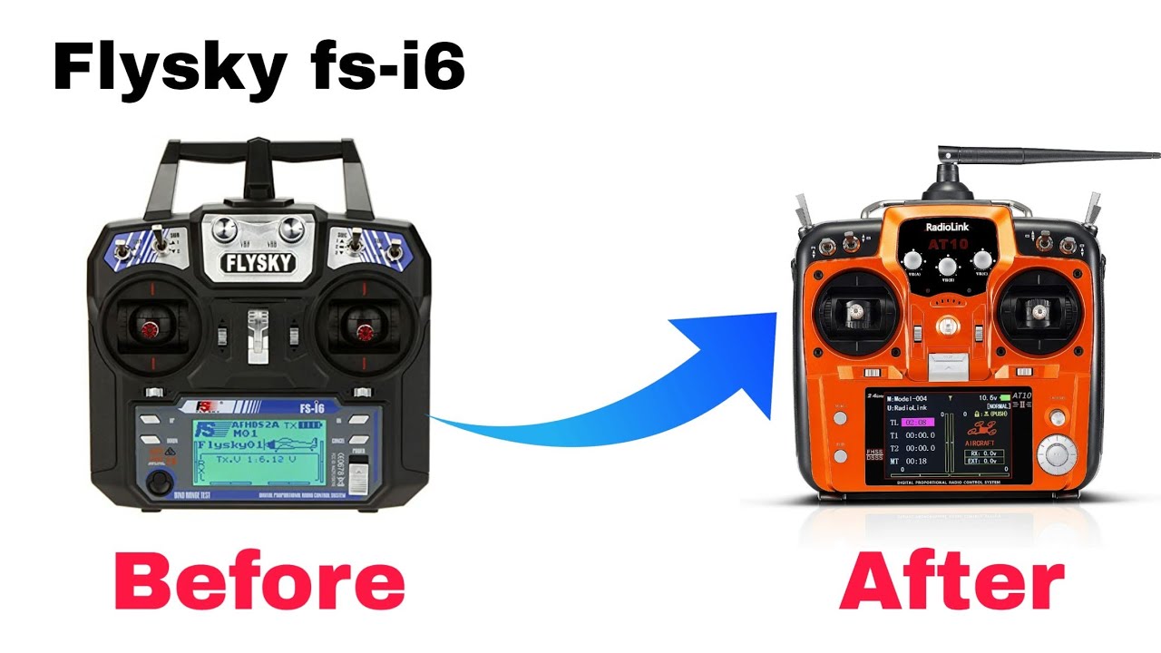 Flysky Fsi6 transmitter 6 Channel convert into 10 Channel || Best drone transmitter #18