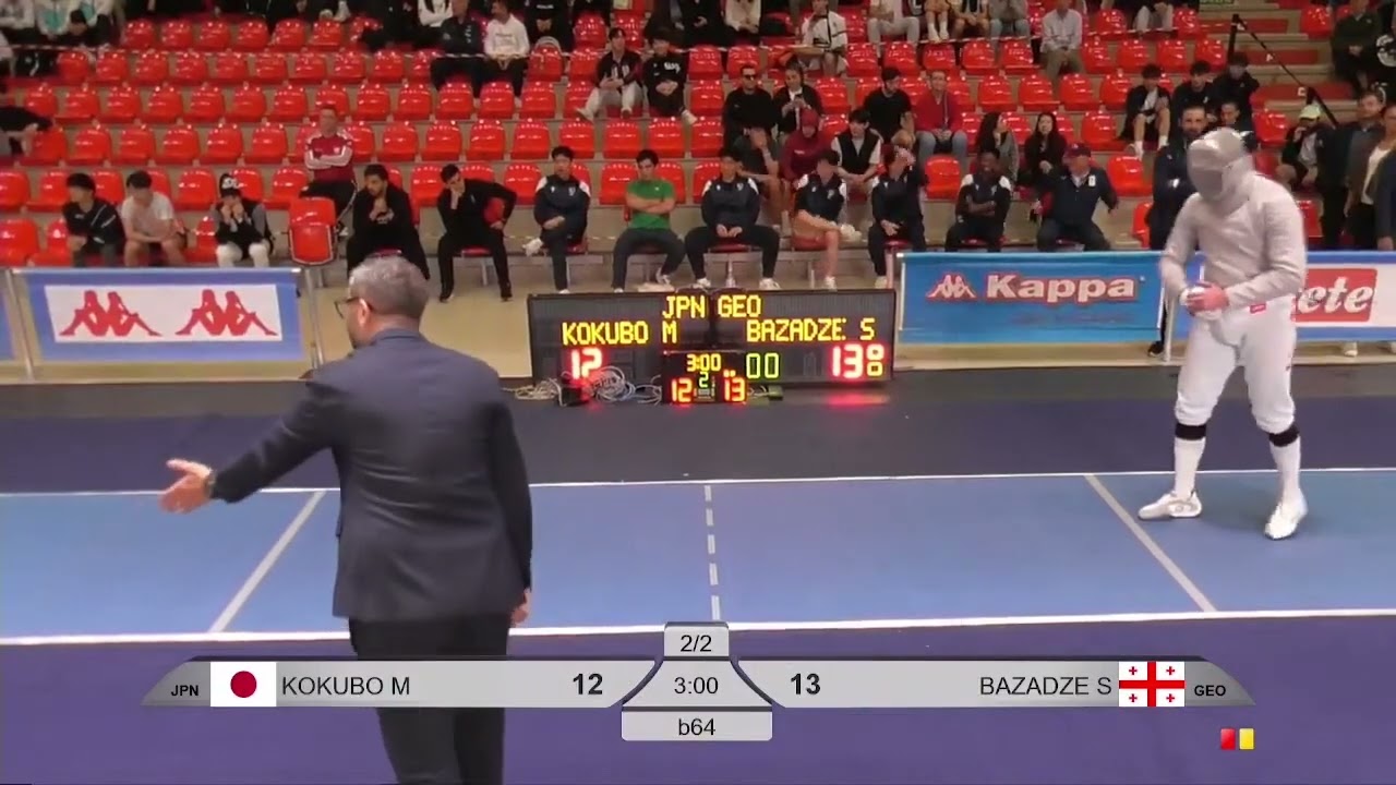 Luxardo World Cup 2025 SMS - L64 - Kokubo Mao JPN v Sandro Bazadze GEO