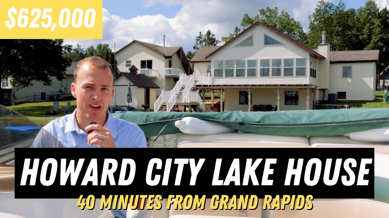 Lakefront Home Near Grand Rapids | Howard City Double Lot, Guest Suite