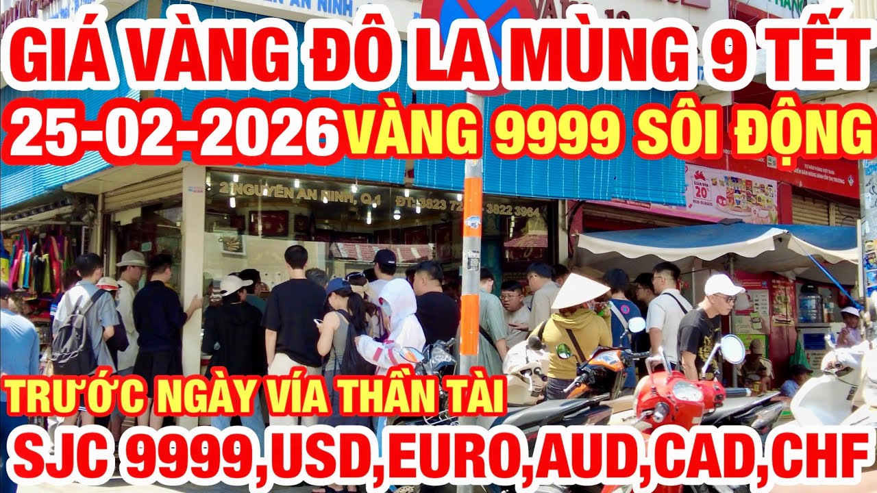 QUAY CUỒNG GIÁ VÀNG ĐÔ LA NHẢY MÚA TRƯỚC NGÀY VÍA THẦN TÀI I VÀNG NHẪN MIẾNG 9999,EURO,AUD,CAD,USD |