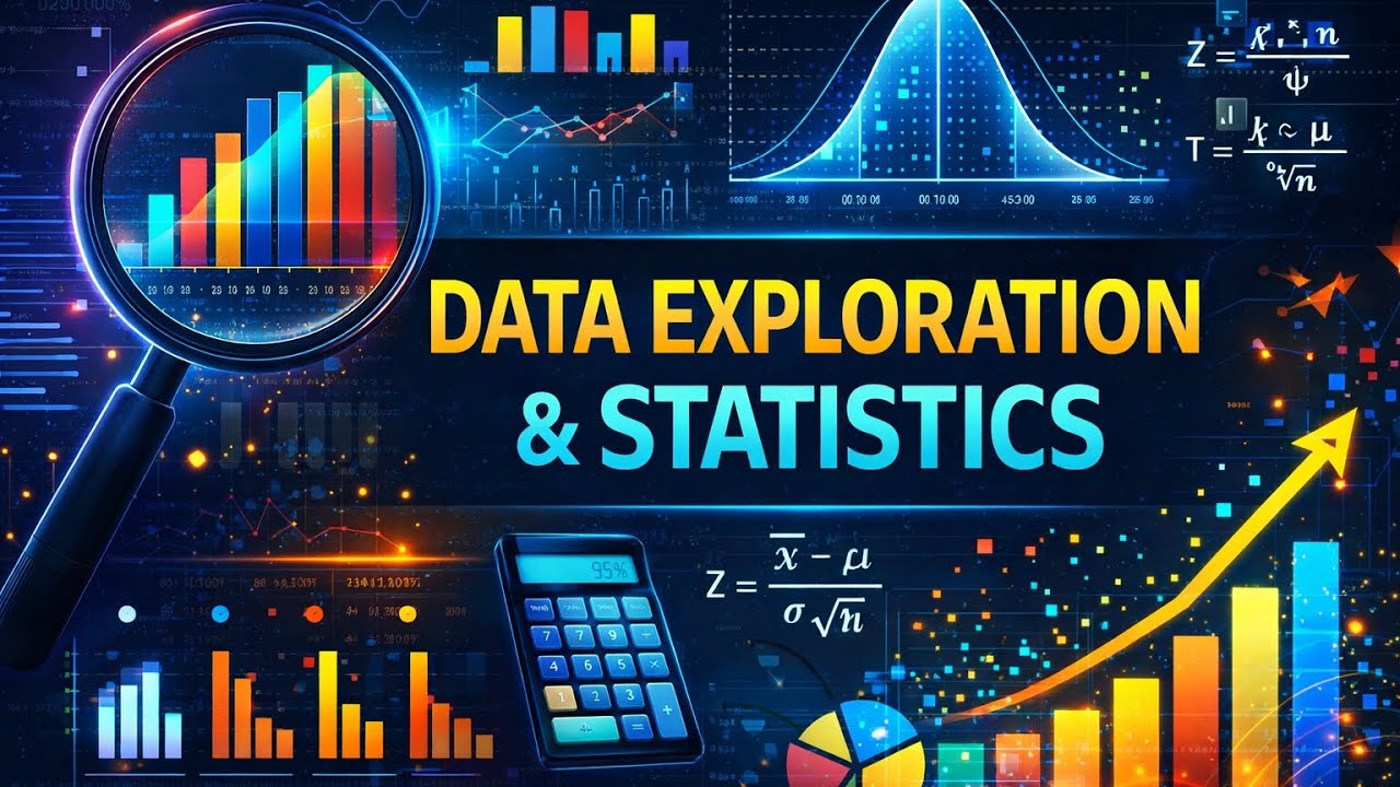 Data Exploration & Statistics in One Video | Quick Revision for Students