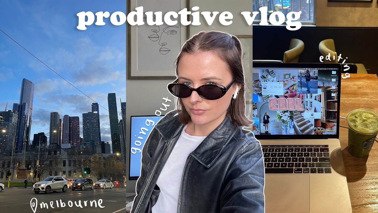 spend a *realistic* and productive few days with me living in melbourne (vlog)