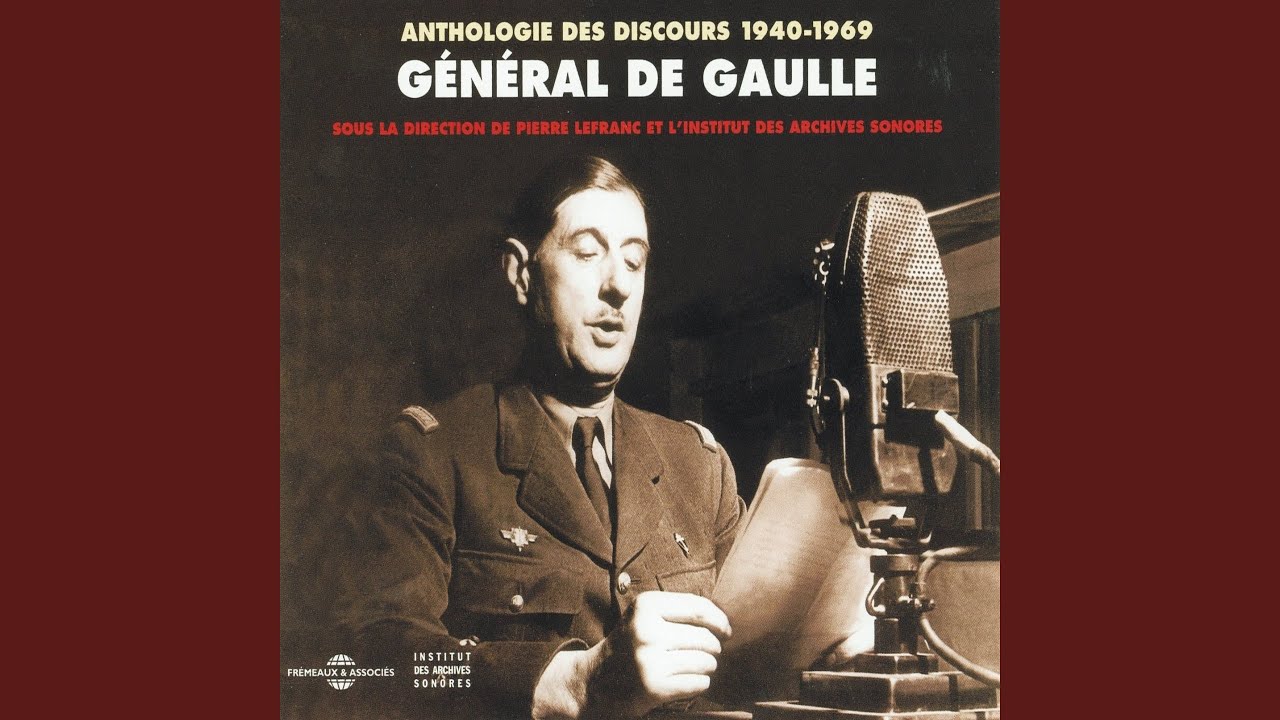 Discours du 30 mai 1968