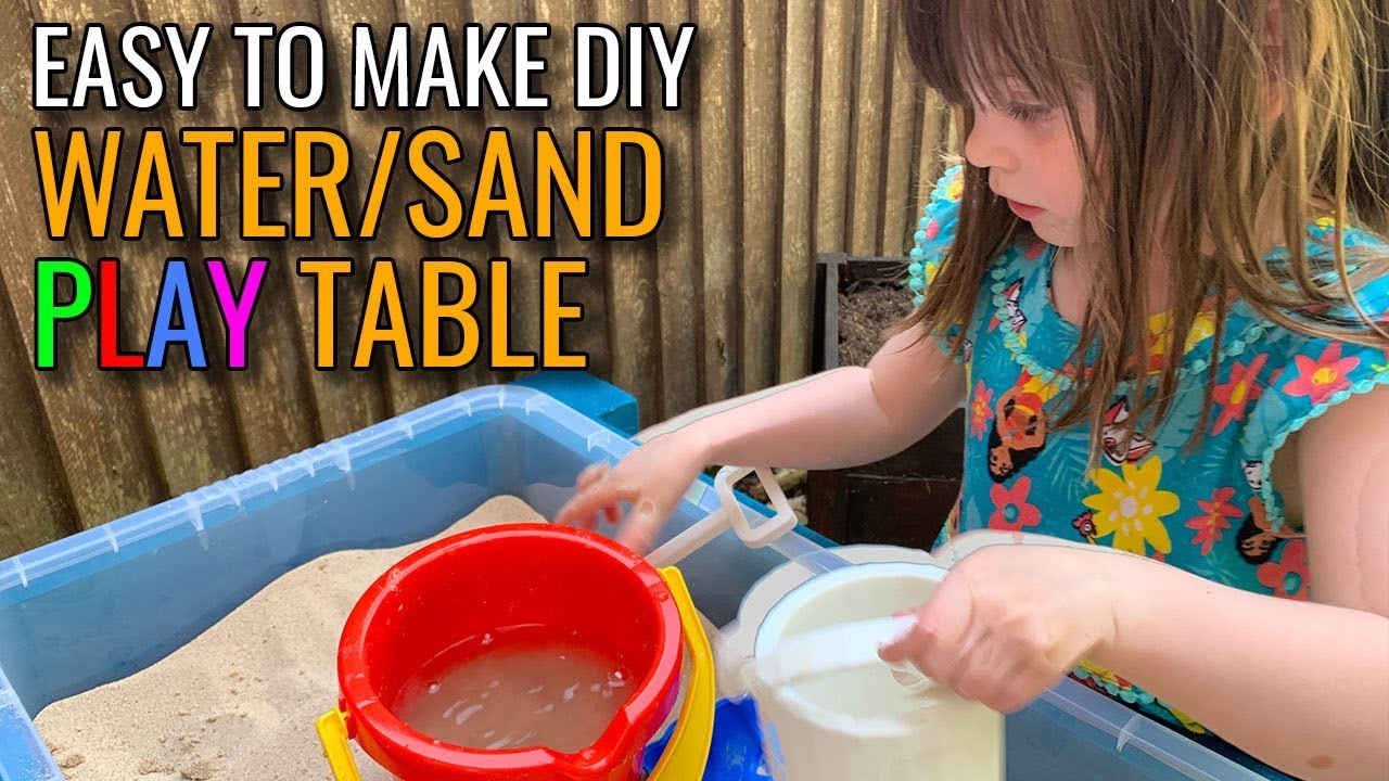 Easy to make DIY Water/Sand Play Table