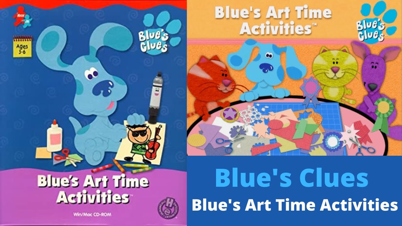 Let's Play Blue's Art Time Activities