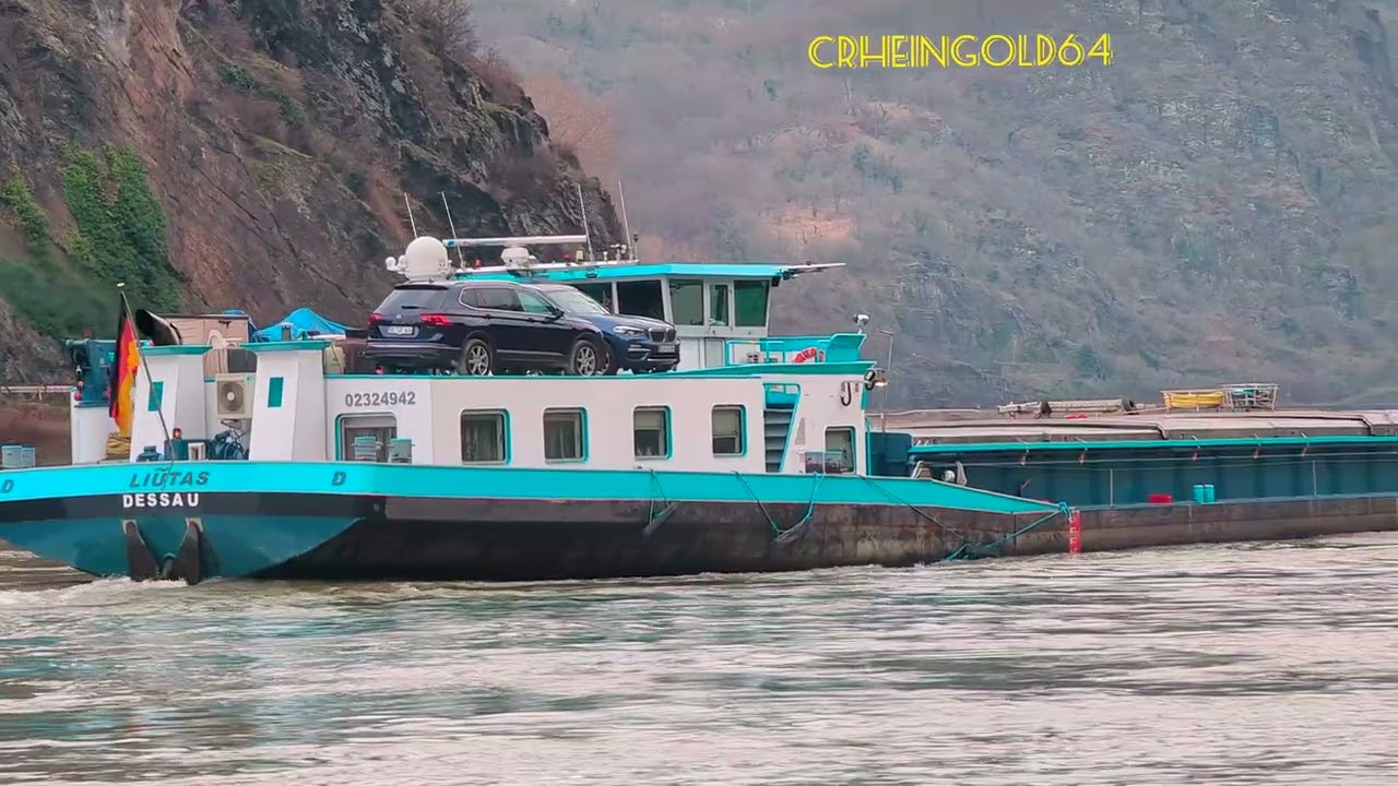 Rhein Schiff Spotting Oberes Mittelrheintal,Vater Rhein und seine Nutzer , Impressionen vom Rhein,