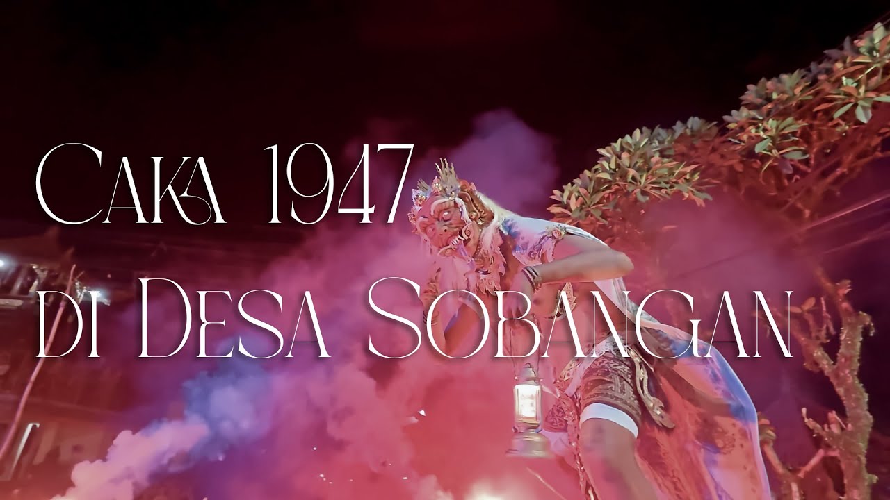 Hari Raya Nyepi Caka 1947 di Desa Sobangan