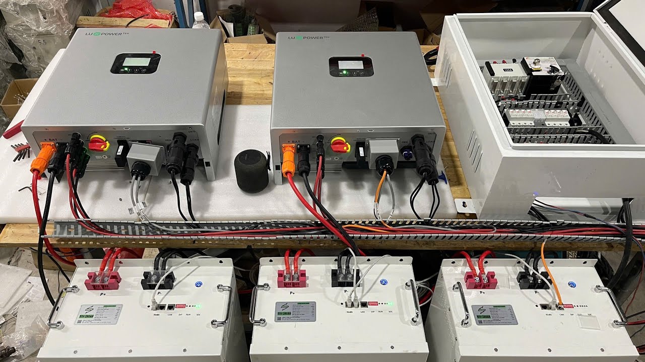 CHI TIẾT CÀI ĐẶT SONG SONG 1 PHA LUXPOWER GEN 6K BY SAVISOLAR