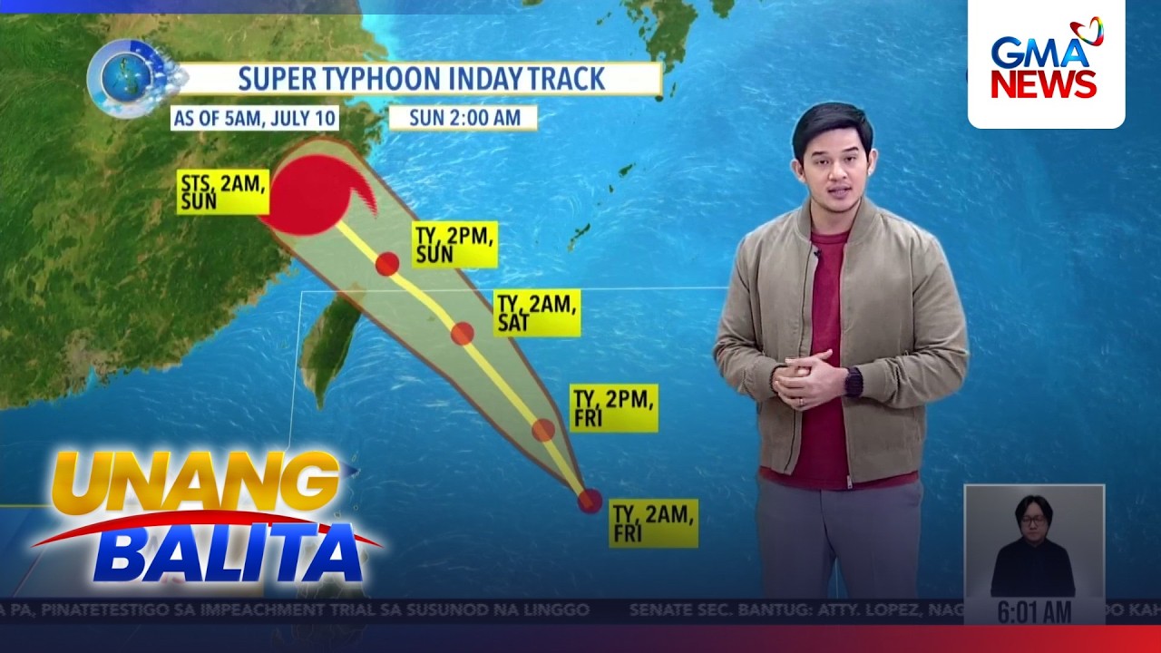 Weather update as of 6am (July 10, 2026)  | Unang Balita