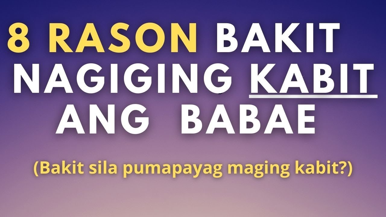 8 Dahilan Kung Bakit Pumapayag Maging Kabit ang Ibang Babae