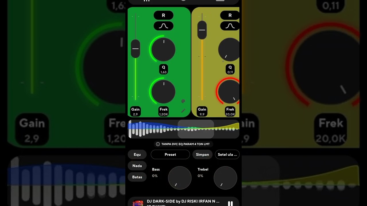 power amp parametrik equalizer