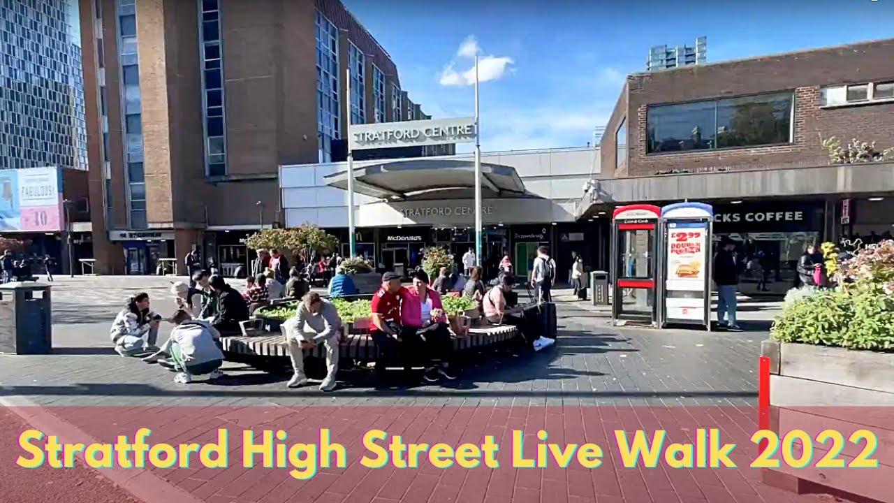 Stratford High Street Live Walk October 2022 | Here We Go Walks