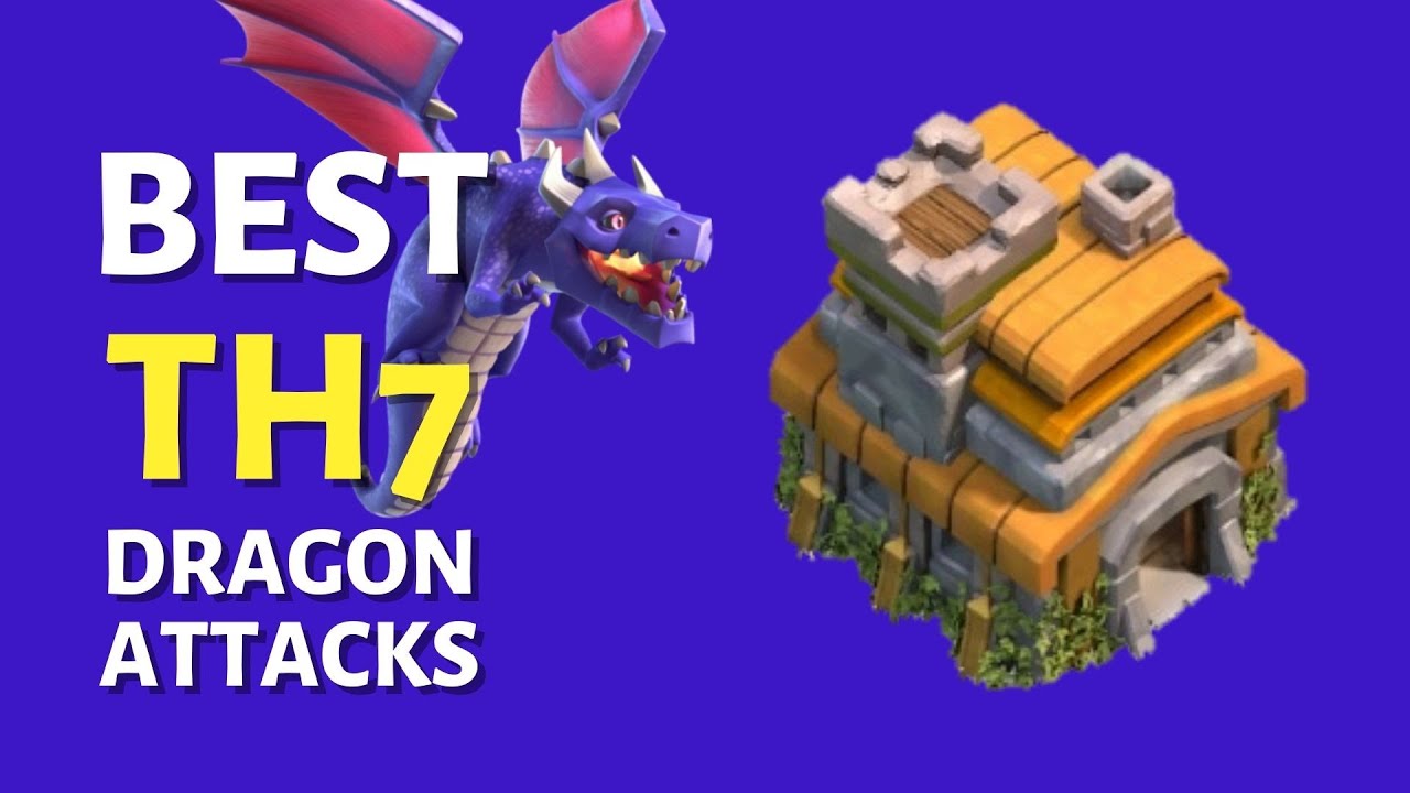 Best TH7 DRAGON Attack Strategy 2021 in Clash of Clans - Town Hall 7 Drag Attacks Strategies