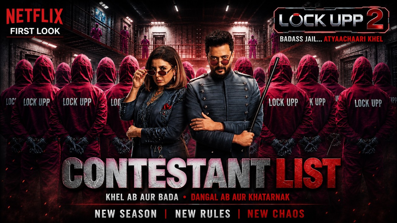 Lock Upp Season 2 Contestants List 2026 | Farah Khan & Riteish Deshmukh | Netflix India