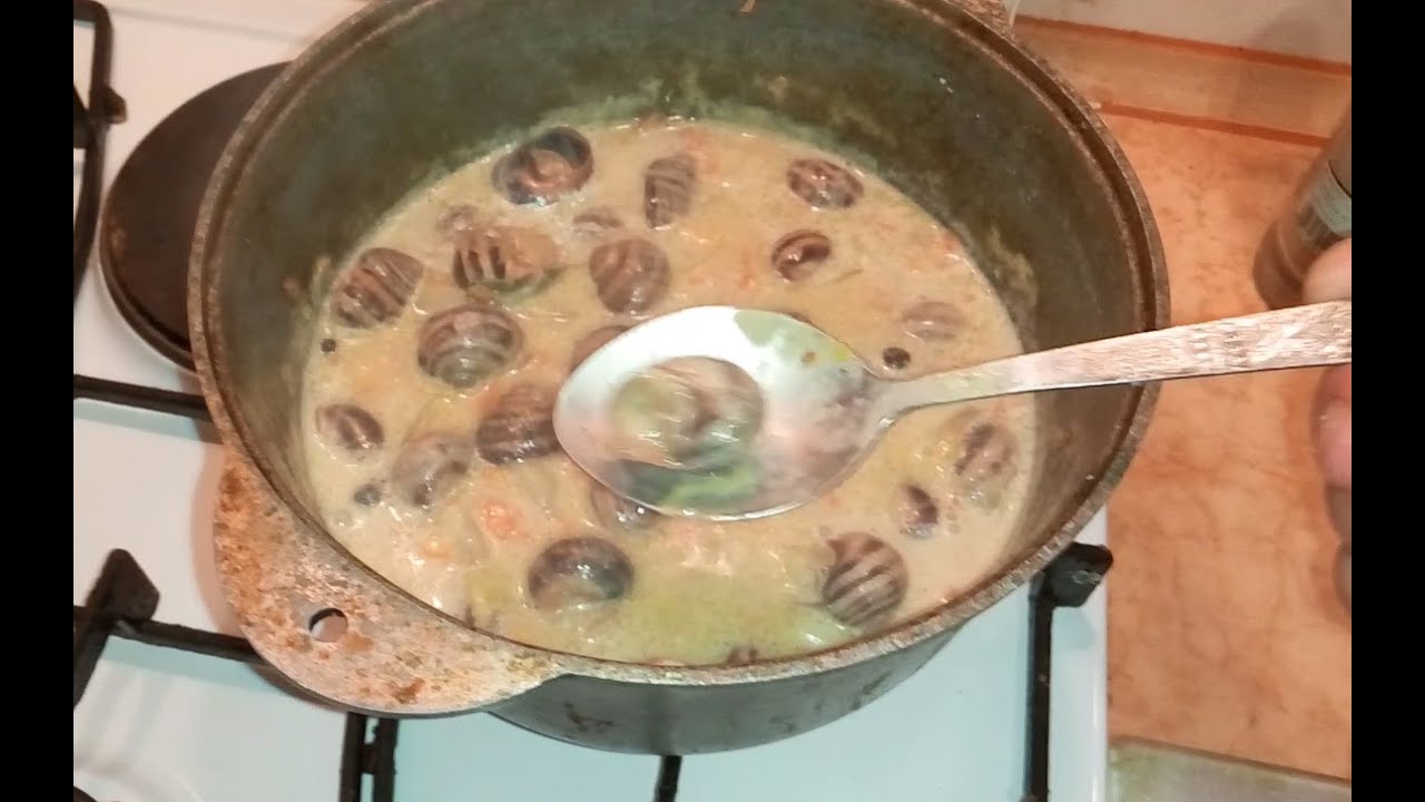 Рецепт приготовления виноградных улиток (изысканное блюдо на ужин)