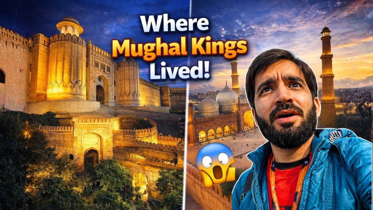 Inside the Palace of Mughal Kings! Lahore Fort & Badshahi Mosque Full Tour