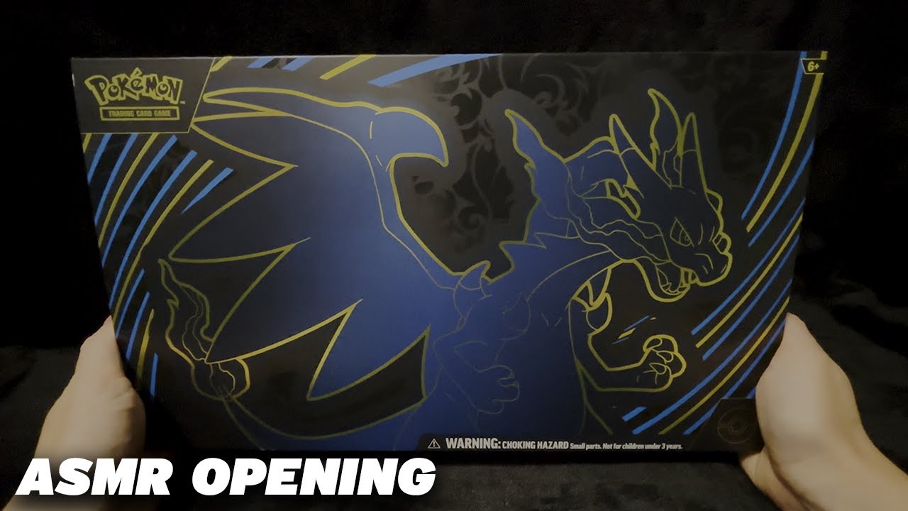 ASMR Pokemon Mega Charizard X UPC Opening! (Шёпотом)
