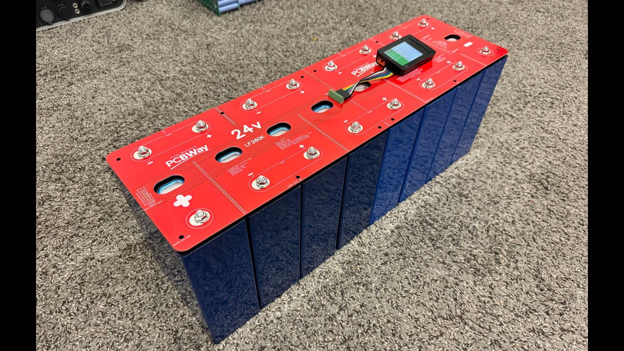 #LiFePO4 24v  #pcbWay #DIY  #busbar