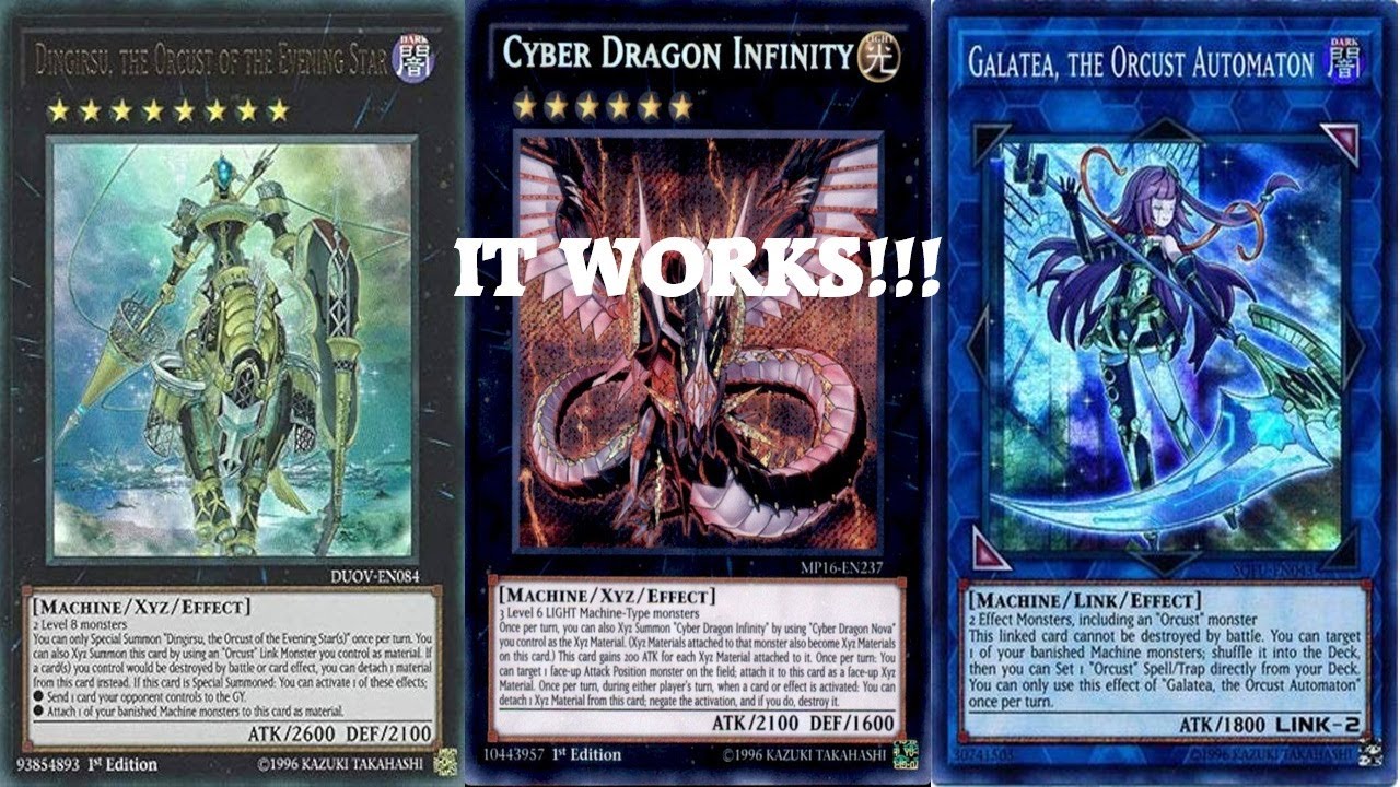 CYBER DRAGON ORCUST COMBO?!?!? - YUGIOH COMBO!!!!