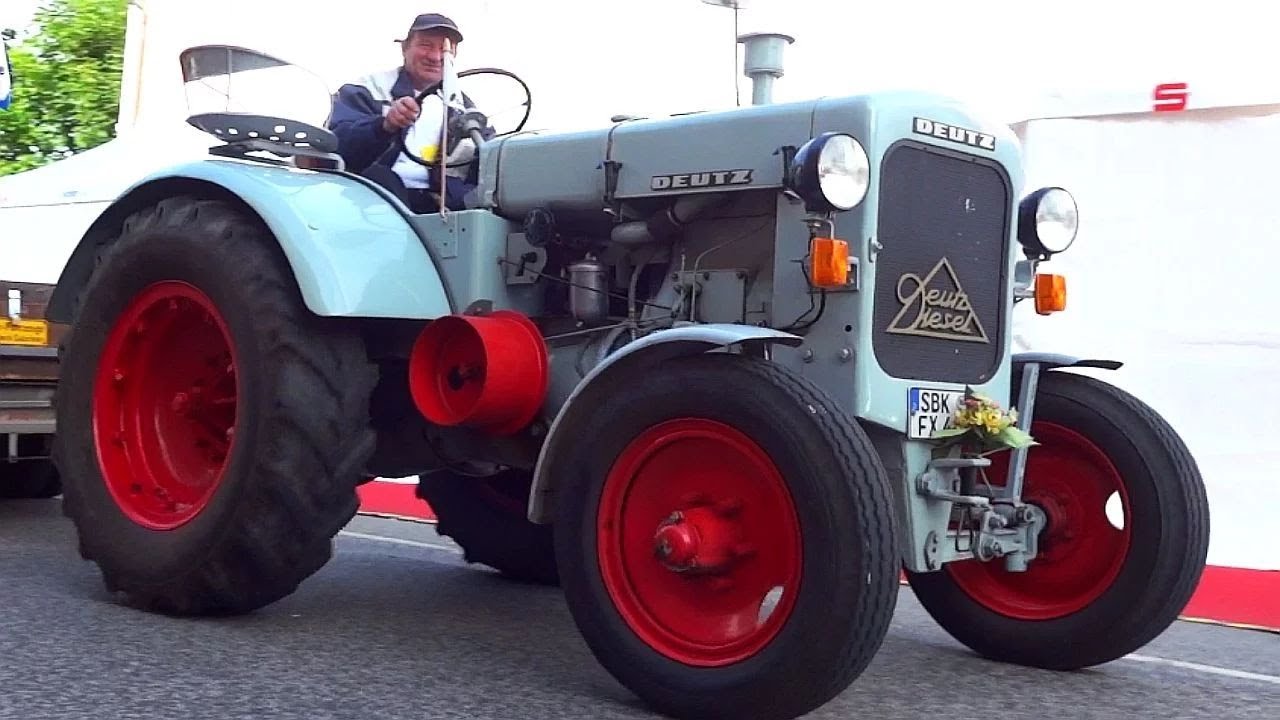 Oldtimer Traktoren Sound Deutz Lanz Bulldog Güldner Fendt compilation