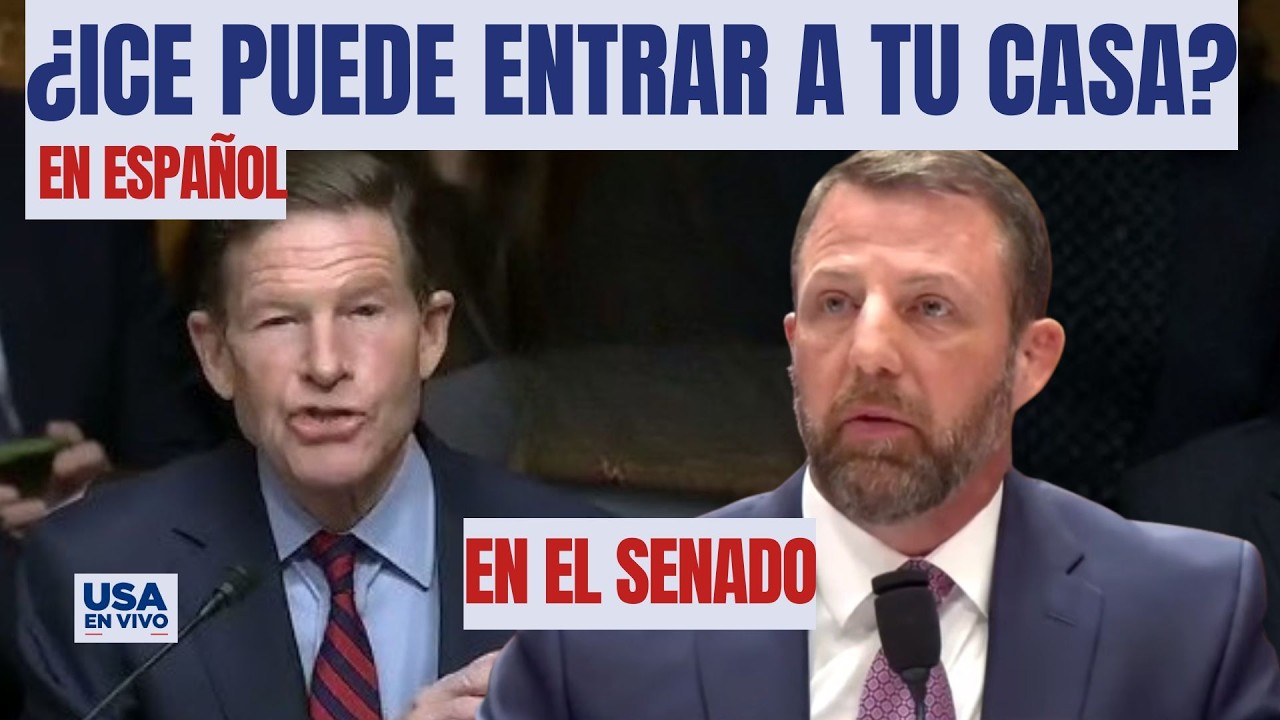¿ICE puede entrar a tu casa sin orden? El tenso careo entre Blumenthal y Mullin | USA EN VIVO 🔴