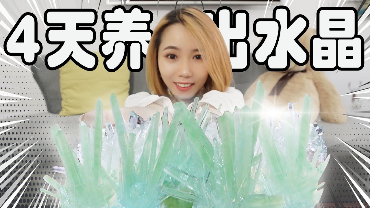 神奇试验：用水种植水晶！4天竟然长满一整盆！不可思议！| Crystal