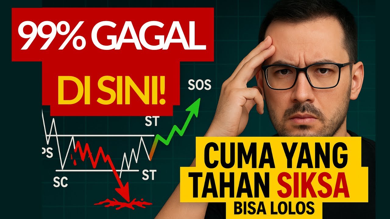 Perjalanan Trader Itu Mirip Wyckoff! Ini Tahap Paling Berdarah yang Bikin Gagal!