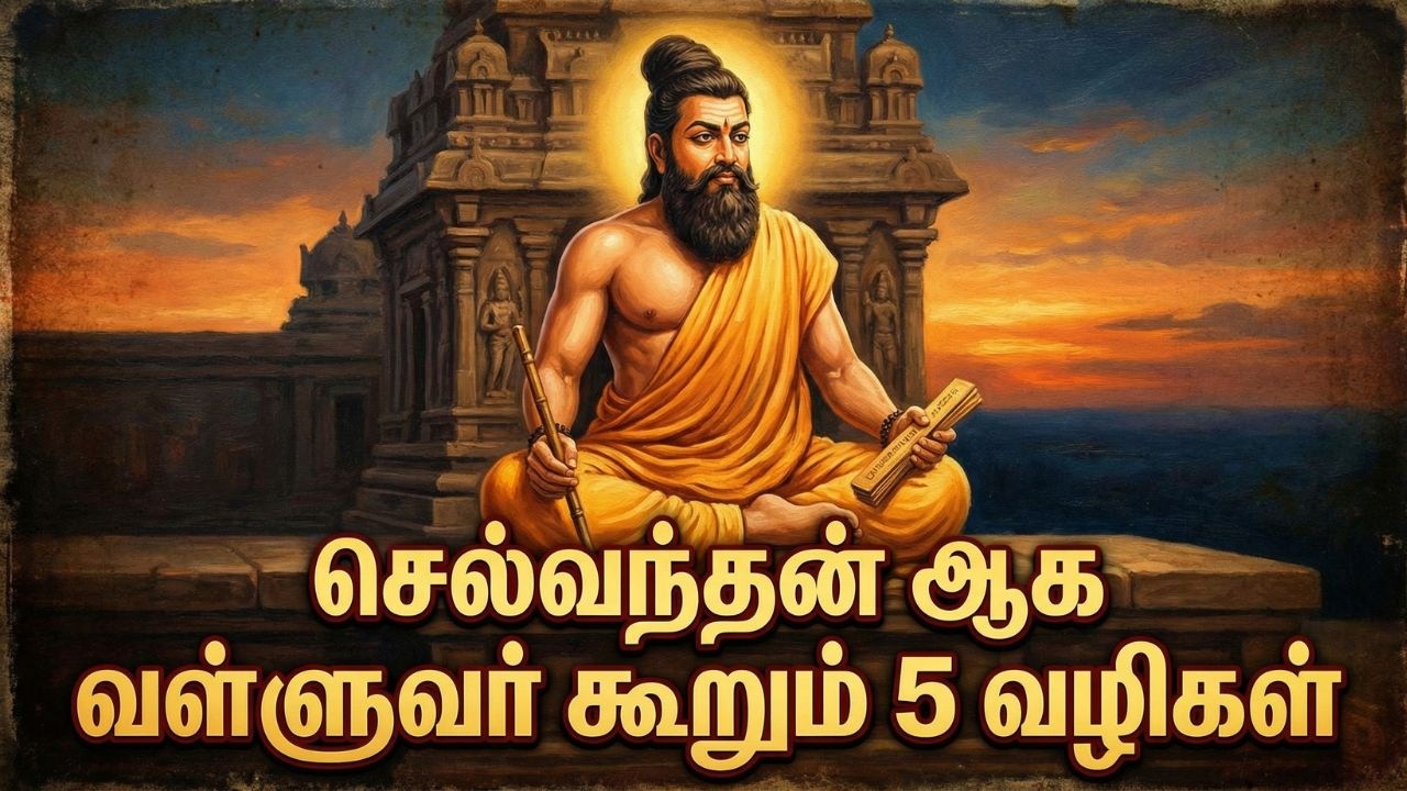 குறைந்த சம்பளத்தில் சேமித்து பணக்காரன் ஆக 5 வழிகள் -வள்ளுவரின் ஆலோசனைகள்