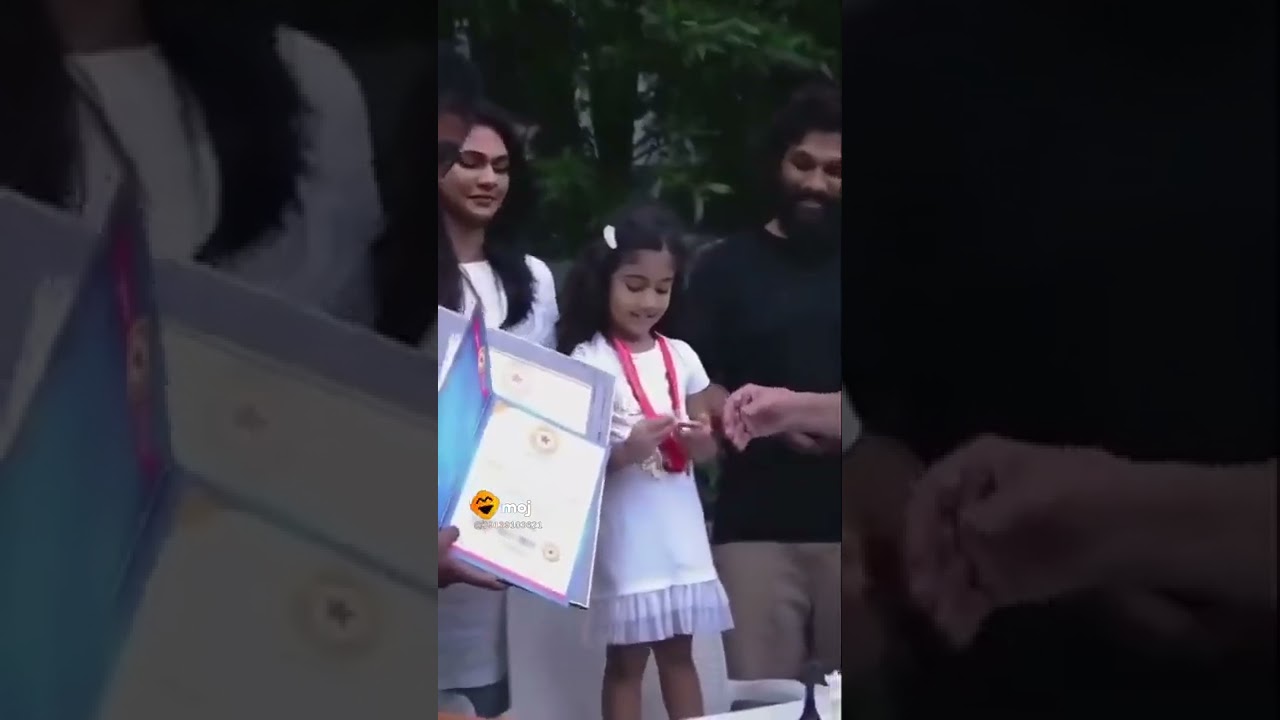ALLU ARHA CUTE VIDEO