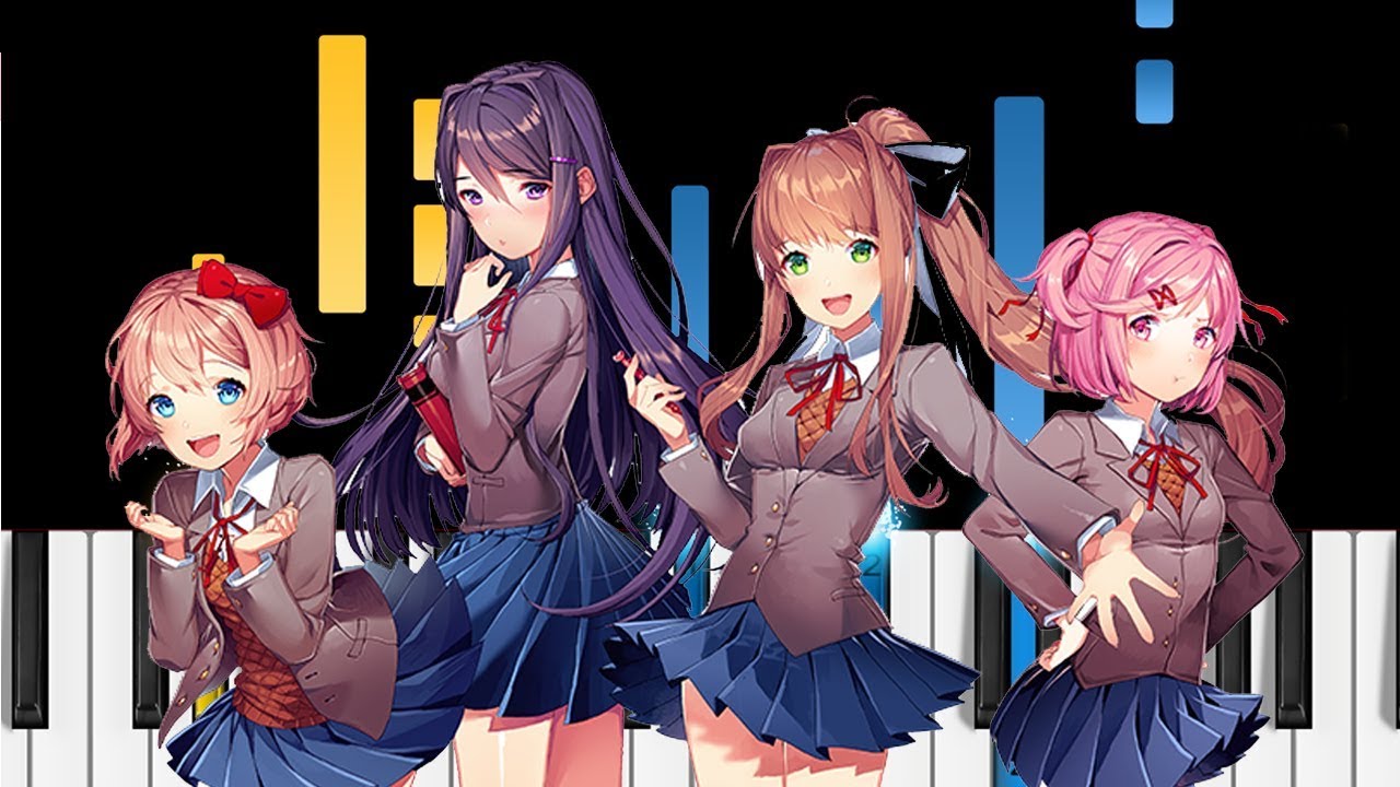 Doki Doki Literature Club! OST - Your Reality - Piano Tutorial / Piano Cover