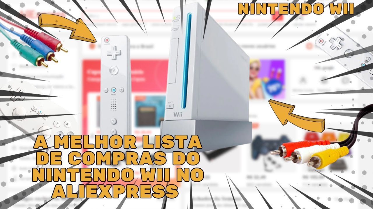 Os Mais Incríveis Itens do AliExpress para Transformar seu Nintendo Wii !!