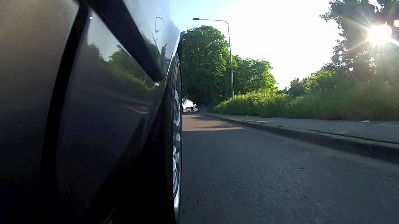 Oldschool BMW E30 325i - Sonntagsfahrt / Sunday morning Drive Exhaust Sound Auspuff Klang GoPro Hero