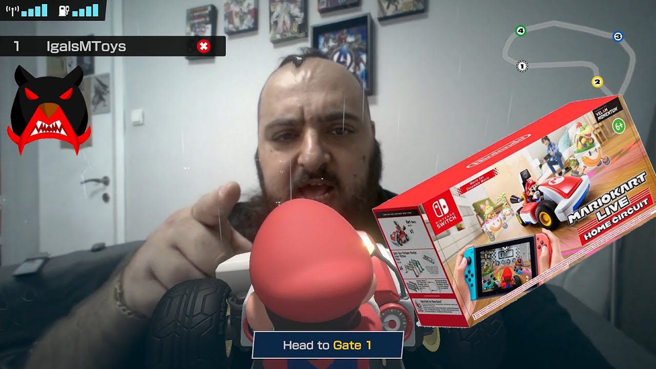 מכונית מציאות מדומה Mario Kart Live: Home Circuit